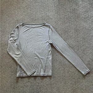 Abercrombie & Fitch Gray Long Sleeve